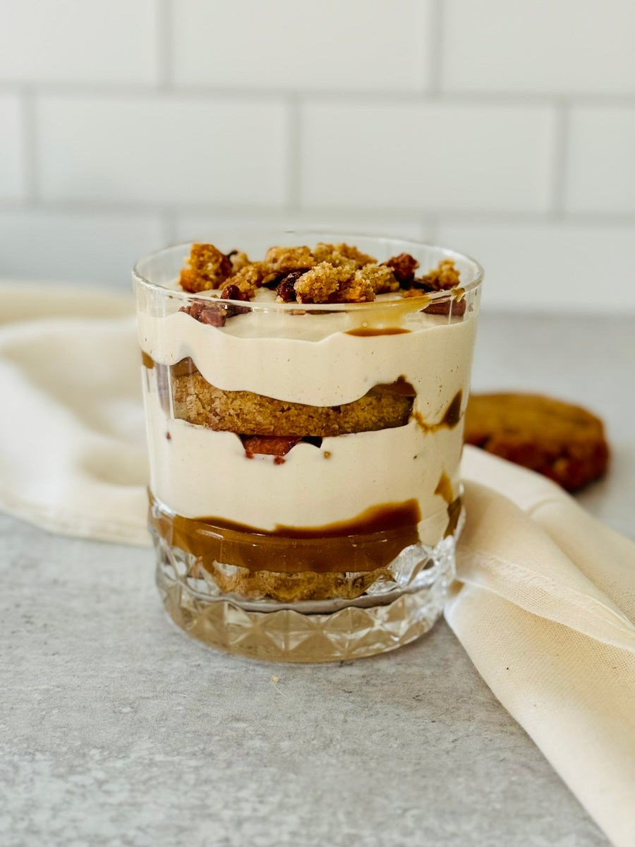 Gluten and Dairy Free Dessert: Salted Caramel Cookie Trifle Recipe – Plantiful Kitchen