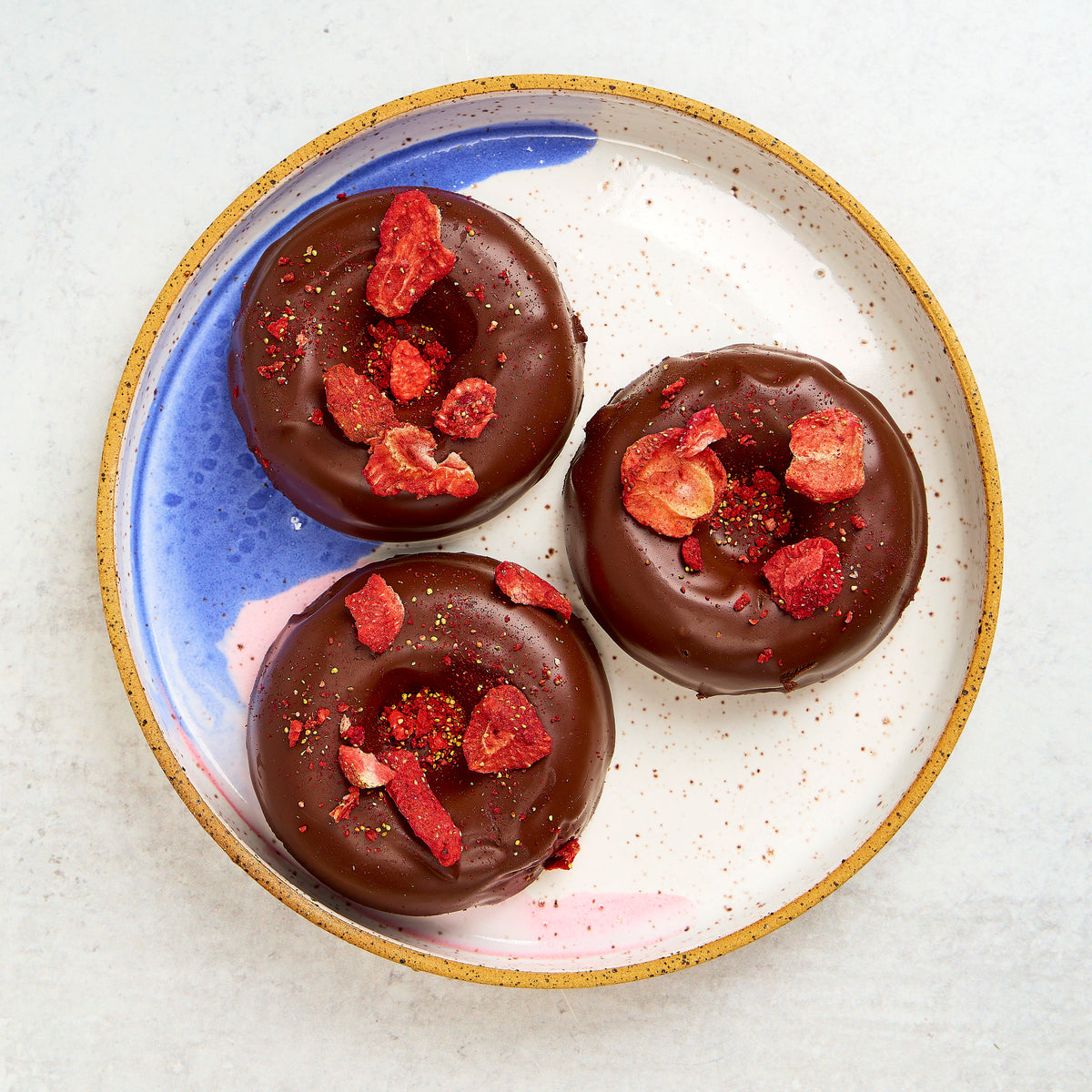 Gluten Free Donut - Chocolate Strawberry | Grain Free & Refined Sugar Free