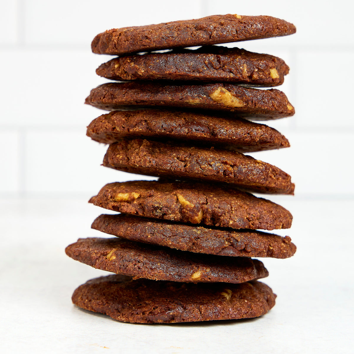 Fudgy Double Chocolate Walnut Cookies (Box of 9)