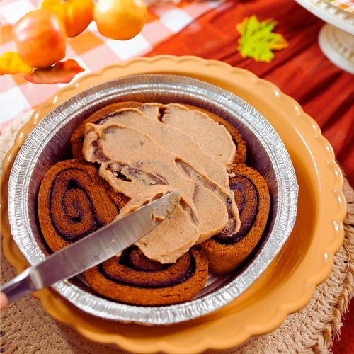 Dairy Free Pumpkin Cheesecake and Gluten Free Cinnamon Rolls