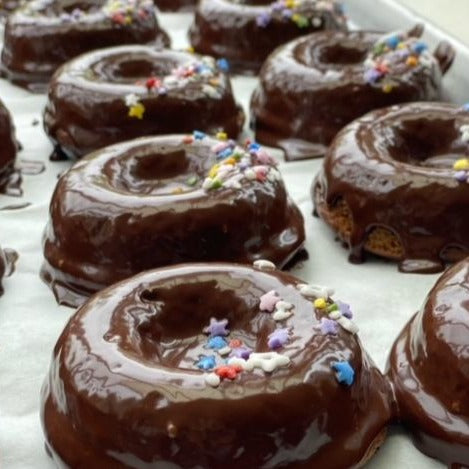 Gluten Free Donut - Chocolate Sprinkle | Grain Free & Refined Sugar Free