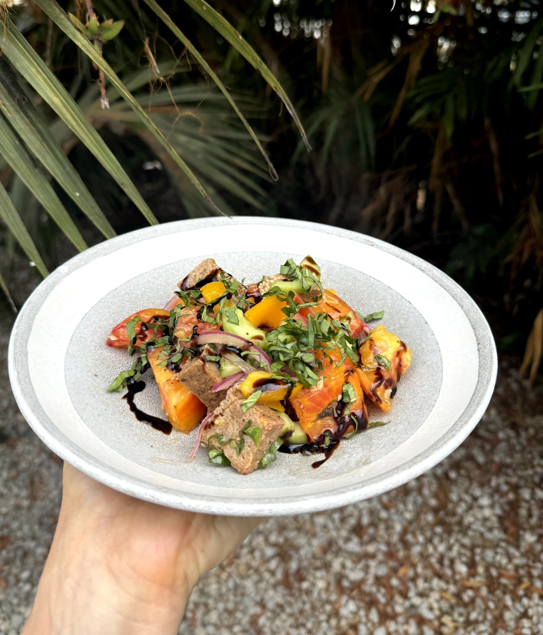 Fresh Gluten-Free Panzanella Salad Recipe; Classic Italian Favorite with a Grain-Free Twist