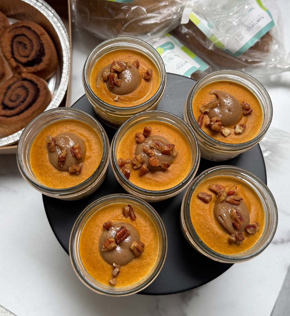Gluten Free Pumpkin Pie Cheesecake Jars