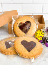 Load image into Gallery viewer, Mother&#39;s Day Linzer Cookie Gift Box - Raspberry Rose