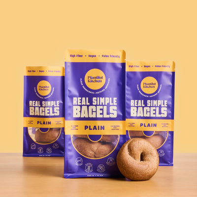 Bagels that are Plant Based, Gluten Free and healthy in they packaging