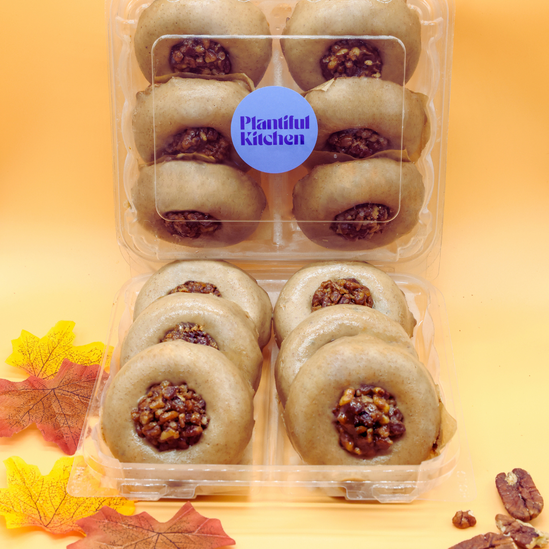 Spiced Donuts with Pecan Pie Topping 12-pack | Gluten Free & Vegan