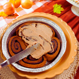 Gluten Free Cinnamon Rolls with Maple Pecan Frosting
